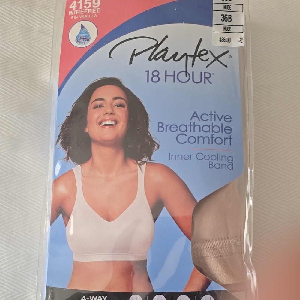 Playtex 18 Hour Women's Wirefree Bra - Nude